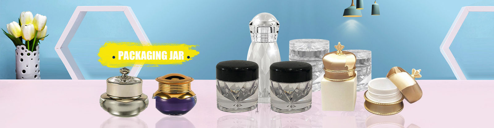Vaso per imballaggi cosmetici