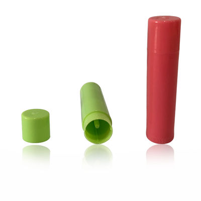 5 grammi tubi colorati di balsamo labiale tubi di plastica di bastoncini SGS approvazione