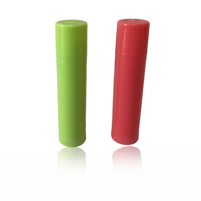 5 grammi tubi colorati di balsamo labiale tubi di plastica di bastoncini SGS approvazione