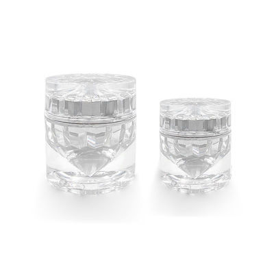 Bottine cosmetiche di lusso da 55*56mm 30g Bottine cosmetiche con coperchio personalizzato