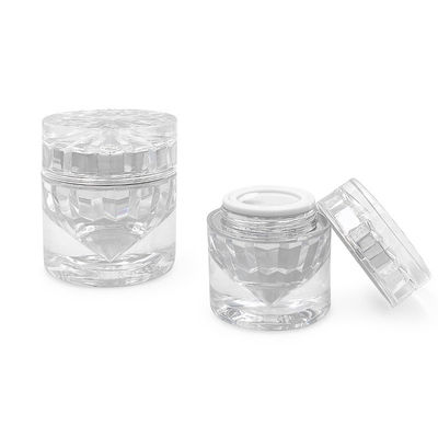Bottine cosmetiche di lusso da 55*56mm 30g Bottine cosmetiche con coperchio personalizzato