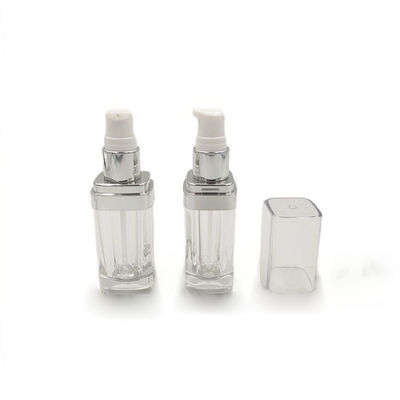 PMMA Bottolo di fondazione vuoto e limpido con pompa riciclabile 15/30/50ml