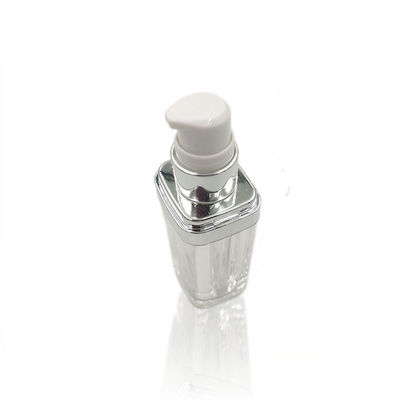 PMMA Bottolo di fondazione vuoto e limpido con pompa riciclabile 15/30/50ml
