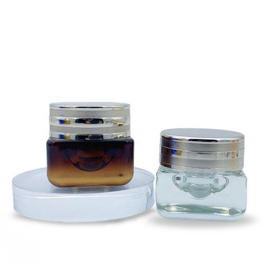 Imballaggio cosmetico a prova di perdite Bottiglia di vetro Crema Vaso Protezione UV