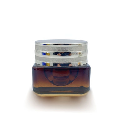 Personalizzazione Imballaggio cosmetico vuoto Bottiglia di vetro contenitore di crema 55*76mm