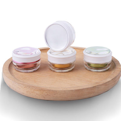 PMMA vasetti di crema cosmetica vuoti con tappo a vite Eco-friendly