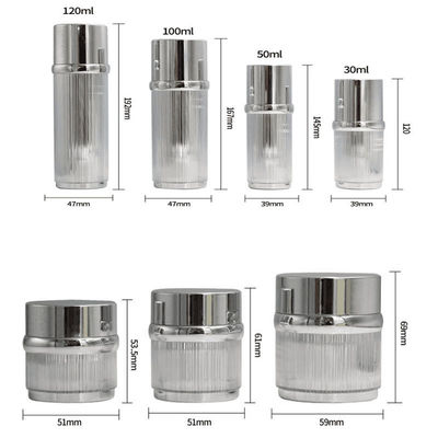 Personalizzazione Container Cosmetico Set Pompa Bottiglia E Cosmetico Jar Set