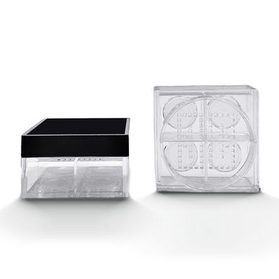 Cassa di polvere libera e vuota quadrata 45*26mm personalizzata con 4 griglie