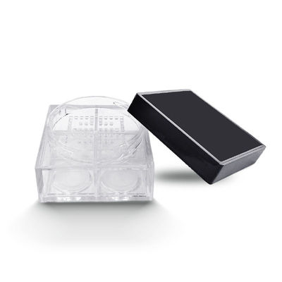 Cassa di polvere libera e vuota quadrata 45*26mm personalizzata con 4 griglie