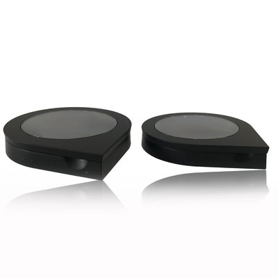 39mm/27mm Pan Round Empio Compatto Cassa in Polvere Con Specchio Leggera