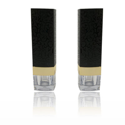 Bello Black vuoto rossetto tubo di imballaggio 21 * 72.7mm Logo privato