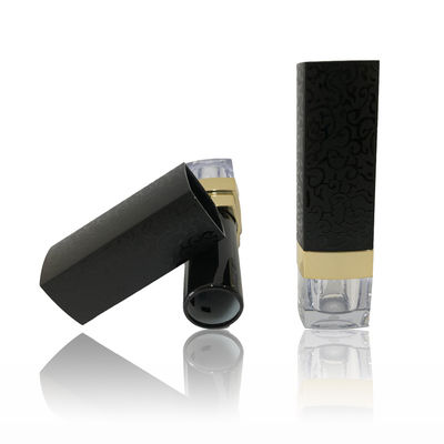Bello Black vuoto rossetto tubo di imballaggio 21 * 72.7mm Logo privato