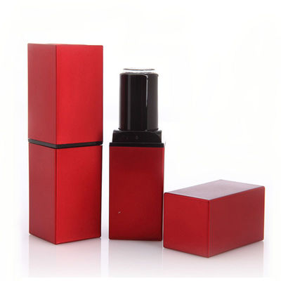 Contenitore di rossetto quadrato elegante con tubo di rossetto confezionato 22*74mm