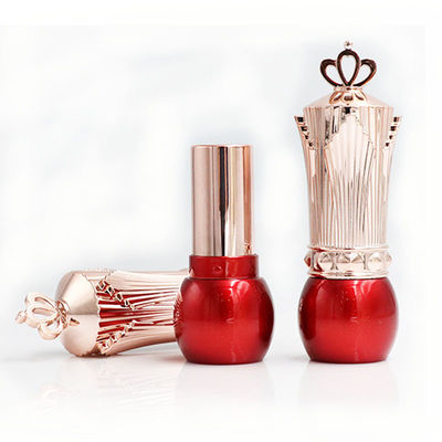 Contenitori di rossetto personalizzati in ABS Crown Forma irregolare Colore rosso