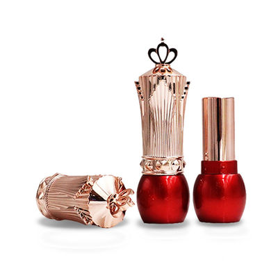 Contenitori di rossetto personalizzati in ABS Crown Forma irregolare Colore rosso