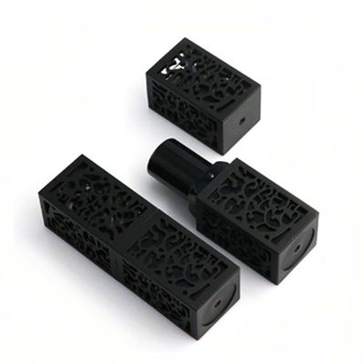 Contenitore di rossetto nero moderno e elegante Empio etichetta privata disponibile