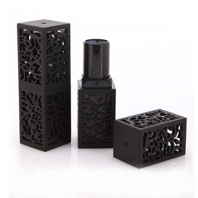 3.8g tubo di imballaggio per rossetto nero quadrato tubo di rossetto 23*74mm