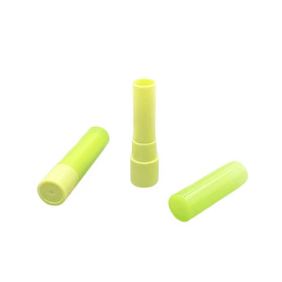 Tubo di balsamo labiale in plastica verde personalizzabile 19*80mm