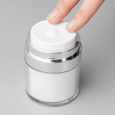 Popular Acrylic Press Foundation Bottle Double Layer Face Cream Bottle Container Crema per occhi