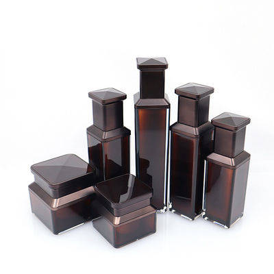 Good price Personal Care Cosmetic Storage Set Acrylic Cap Custom Logo Screen Printed Packaging Organizer online