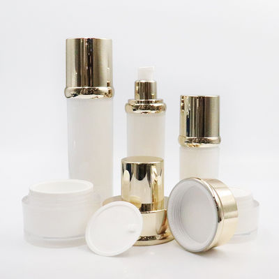 Imballaggio cosmetico a pompa e tappo personalizzato con tappo acrilico