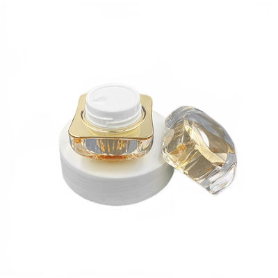 50g Proof Leak Cosmetic Creme Jar Diamond Acrylic Small Jar Logo personalizzato disponibile