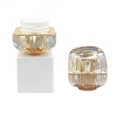 50g Proof Leak Cosmetic Creme Jar Diamond Acrylic Small Jar Logo personalizzato disponibile