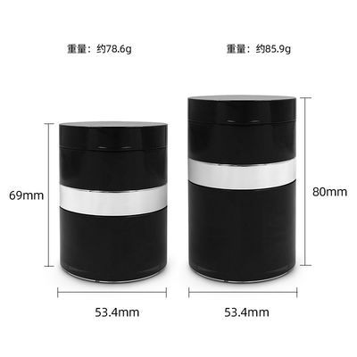 Vaso per cosmetici trasparenti 5g/10g Cremella per la cura della pelle