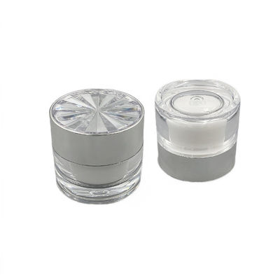 Proof Diamond Acrylic Cosmetic Jar for Skin Care Cream Piccolo contenitore da 30g/50g