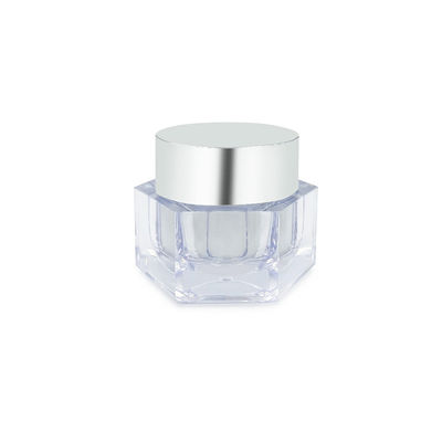 Crema per la cura della pelle a prova di perdite Bottone di design semplice 30g/50g Imballaggio cosmetico con campione