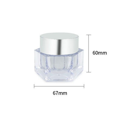 Crema per la cura della pelle a prova di perdite Bottone di design semplice 30g/50g Imballaggio cosmetico con campione
