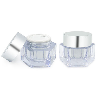 Crema per la cura della pelle a prova di perdite Bottone di design semplice 30g/50g Imballaggio cosmetico con campione