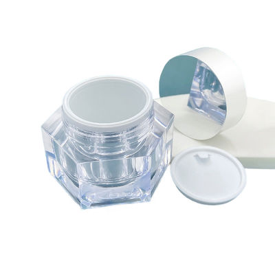 Crema per la cura della pelle a prova di perdite Bottone di design semplice 30g/50g Imballaggio cosmetico con campione
