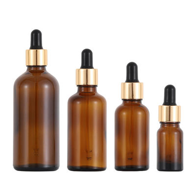 100 ml Fondazione in vetro trasparente Bottiglia rotonda con tappo gocciolante Imballaggio cosmetico con campione gratuito