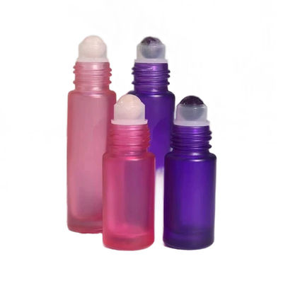 Bottiglia di confezione cosmetica circolare trasparente da 5 ml a 10 ml per crema per la cura della pelle