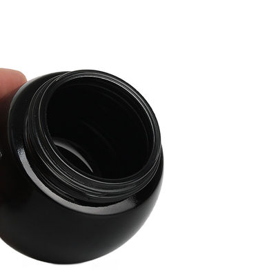 Bottiglia di fondamento in vetro di lusso con tappo a vite con logo personalizzato 50g/100g Capacità