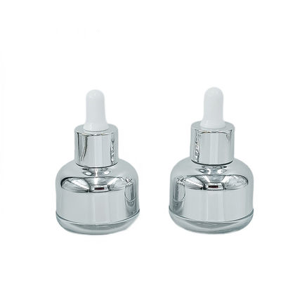 Imballaggio cosmetico in vetro resistente alle gocce Bottiglia 50g 60g con serigrafia