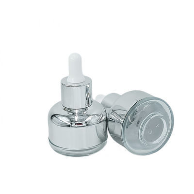 Imballaggio cosmetico in vetro resistente alle gocce Bottiglia 50g 60g con serigrafia