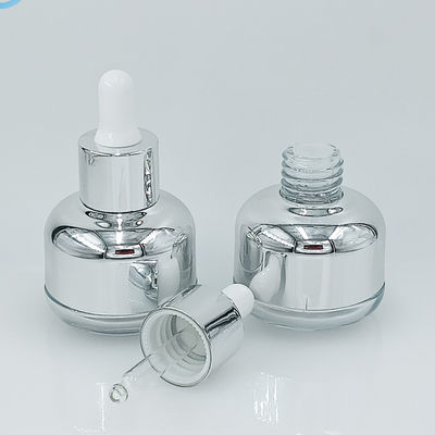 Imballaggio cosmetico in vetro resistente alle gocce Bottiglia 50g 60g con serigrafia