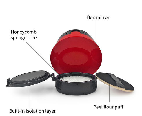 Cassa in polvere compatta portatile da 15 g con chiusura rapida per trucco e prodotti per la cura della pelle e imballaggio