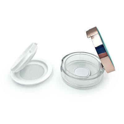 Cassa di polvere libera riciclabile trasparente personalizzabile con logo - Mini Size per polvere compatta